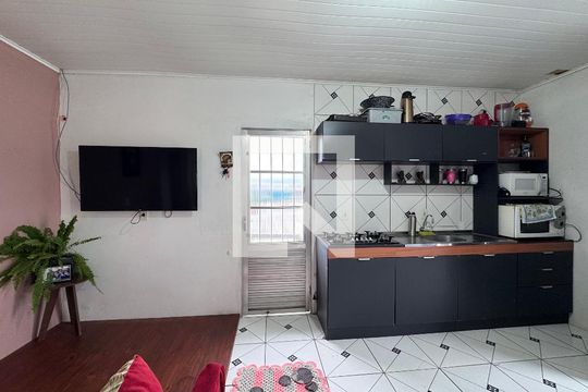 Sala/Cozinha de casa à venda com 2 quartos, 140m² em Santos Dumont, São Leopoldo