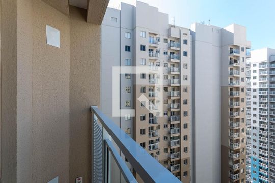 Varanda da Sala de apartamento para alugar com 1 quarto, 60m² em Santo Cristo, Rio de Janeiro