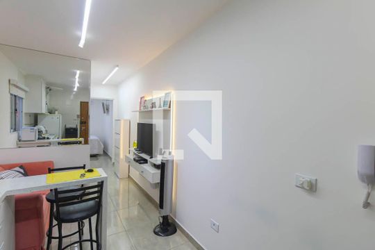 Sala/Cozinha de apartamento para alugar com 1 quarto, 35m² em Vila Prudente, São Paulo