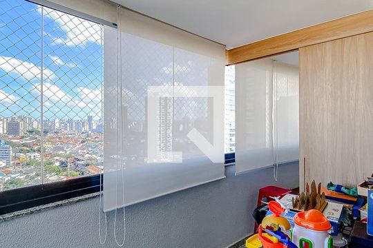 Varanda da Sala de apartamento à venda com 3 quartos, 143m² em Vila Bertioga, São Paulo