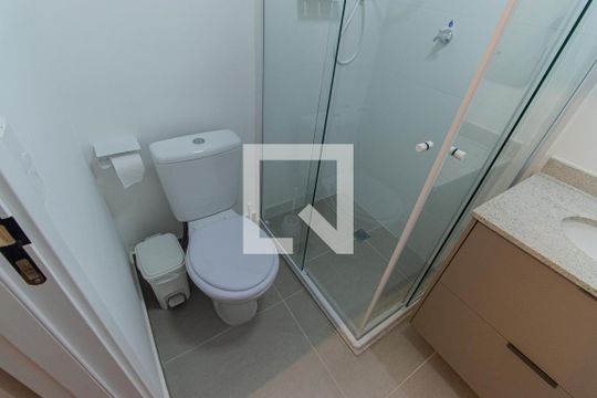 Banheiro de apartamento à venda com 1 quarto, 23m² em Vila Mariana, São Paulo