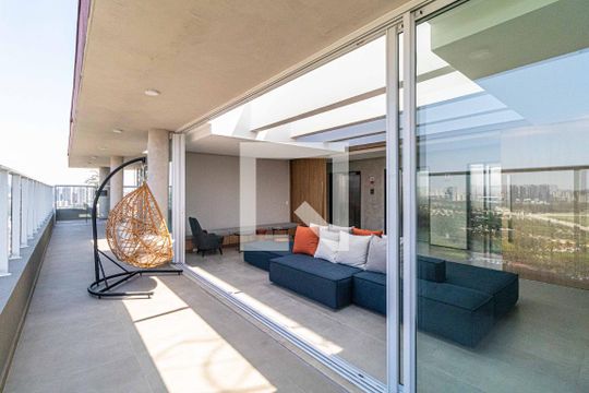 Área comum de kitnet/studio para alugar com 1 quarto, 25m² em Butantã, São Paulo