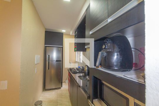 Sala/Cozinha de apartamento à venda com 2 quartos, 48m² em Olaria, Canoas