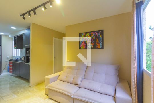 Sala/Cozinha de apartamento à venda com 2 quartos, 48m² em Olaria, Canoas
