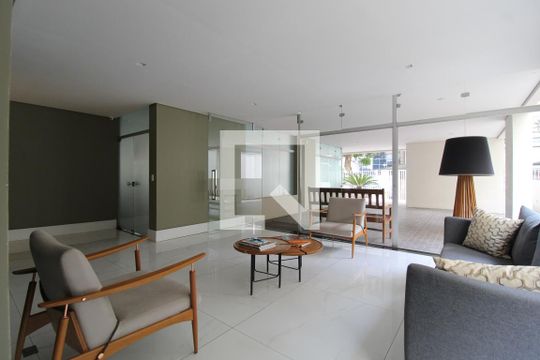 Hall Social de apartamento para alugar com 1 quarto, 37m² em Itaim Bibi, São Paulo