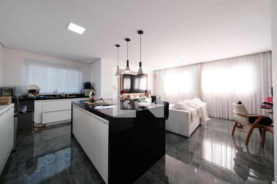 Sala/Cozinha de apartamento à venda com 5 quartos, 650m² em Parque Boturussu, São Paulo