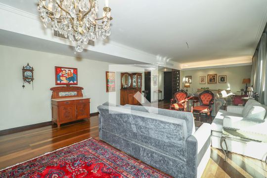Sala de apartamento à venda com 3 quartos, 155m² em Bela Vista, Porto Alegre