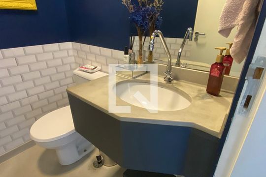 Banheiro Social de apartamento à venda com 3 quartos, 174m² em Alto da Mooca, São Paulo