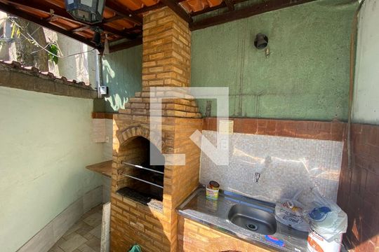 Area Churrasco de casa à venda com 5 quartos, 280m² em Taquara, Rio de Janeiro