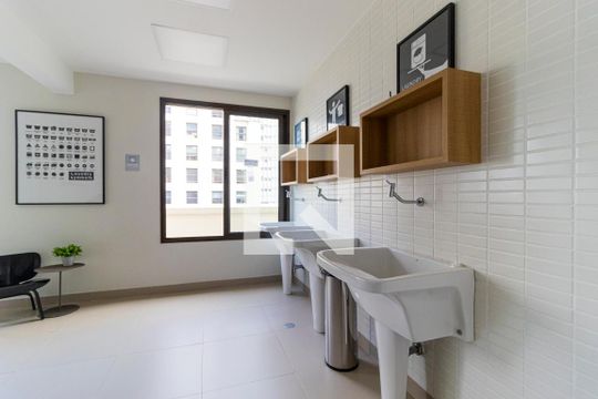 Lavanderia de kitnet/studio à venda com 1 quarto, 28m² em Centro Histórico de São Paulo, São Paulo