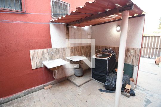 Área comum - Lavanderia de kitnet/studio para alugar com 1 quarto, 20m² em Cidade Universitária, Campinas
