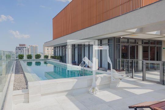 Área comum de kitnet/studio para alugar com 1 quarto, 26m² em Paraíso, São Paulo
