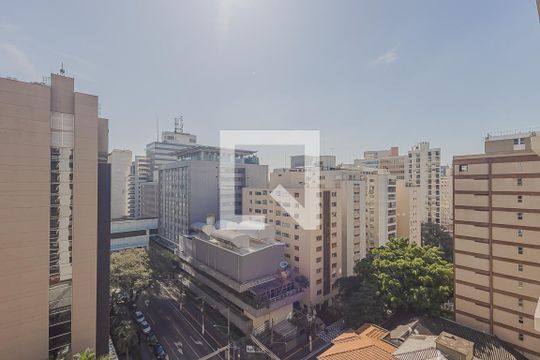 Vista da Varanda de kitnet/studio para alugar com 1 quarto, 26m² em Paraíso, São Paulo