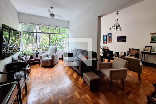 Sala de apartamento à venda com 3 quartos, 100m² em Icaraí, Niterói