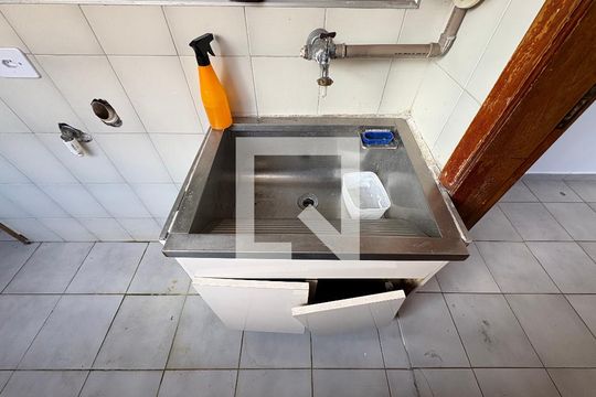 Lavanderia de apartamento à venda com 4 quartos, 122m² em Vila Guiomar, Santo André