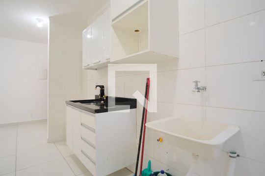 Cozinha e Área de Serviço de apartamento para alugar com 2 quartos, 40m² em Maranhão, São Paulo