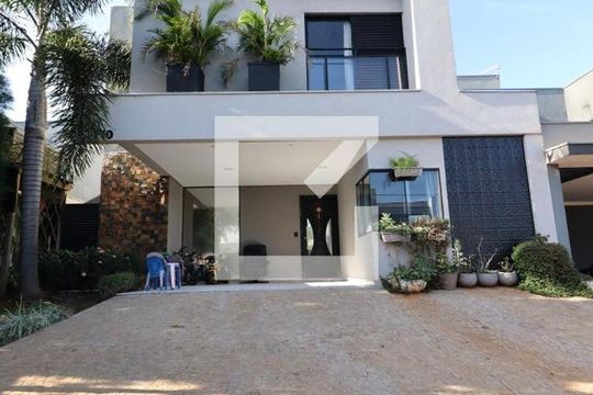 Fachada de casa de condomínio para alugar com 3 quartos, 197m² em Condomínio Buona Vita Ribeirão, Ribeirão Preto