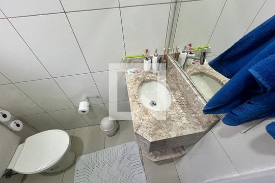 Banheiro de casa de condomínio à venda com 3 quartos, 120m² em Vila Aurora (zona Norte), São Paulo