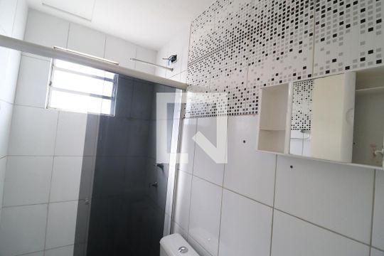 Banheiro Social de apartamento para alugar com 2 quartos, 45m² em Chácaras Tubalina E Quartel, Uberlândia