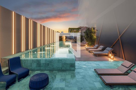 Área comum de kitnet/studio à venda com 1 quarto, 26m² em Perdizes, São Paulo