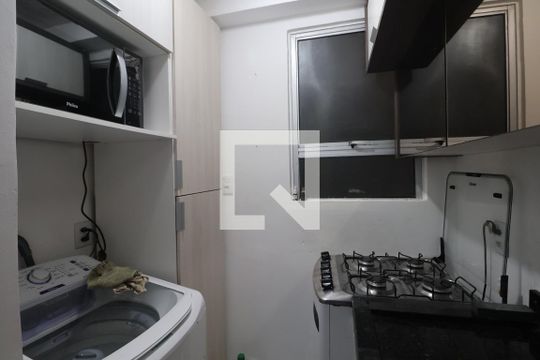 Cozinha e Área de Serviço de apartamento para alugar com 2 quartos, 40m² em Mato Grande, Canoas
