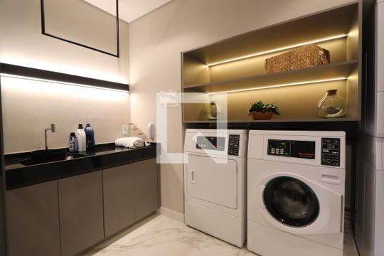 Área comum - Lavanderia Coletiva de kitnet/studio à venda com 1 quarto, 27m² em Vila Mariana, São Paulo