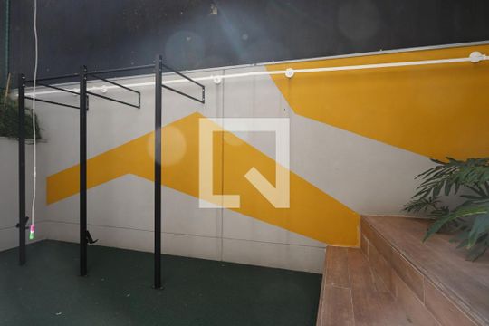 Área comum - Espaço Fitness de kitnet/studio à venda com 1 quarto, 27m² em Vila Mariana, São Paulo