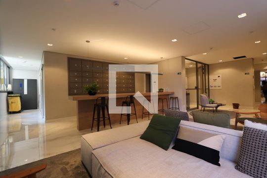 Área comum - Lounge de kitnet/studio à venda com 1 quarto, 27m² em Vila Mariana, São Paulo
