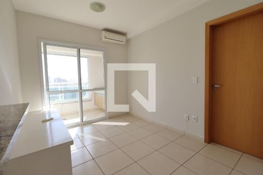 Sala de apartamento para alugar com 1 quarto, 45m² em Nova Aliança, Ribeirão Preto