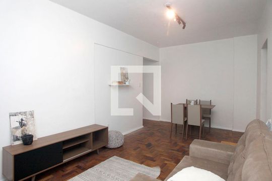 Sala de apartamento à venda com 1 quarto, 57m² em Centro Histórico, Porto Alegre