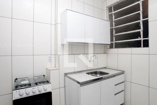 Cozinha e Área de Serviço de apartamento à venda com 1 quarto, 57m² em Centro Histórico, Porto Alegre