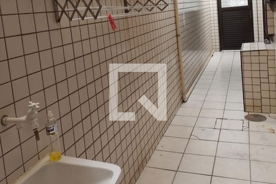 Área de Serviço de casa para alugar com 1 quarto, 64m² em Catiapoã, São Vicente