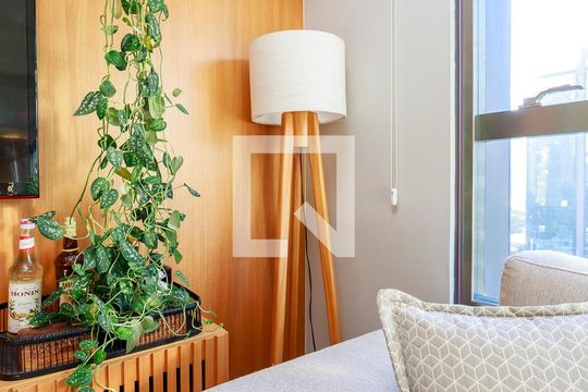 Sala de apartamento à venda com 1 quarto, 70m² em Itaim Bibi, São Paulo