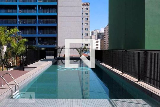 Área comum - Piscina de kitnet/studio à venda com 1 quarto, 50m² em Bela Vista, São Paulo