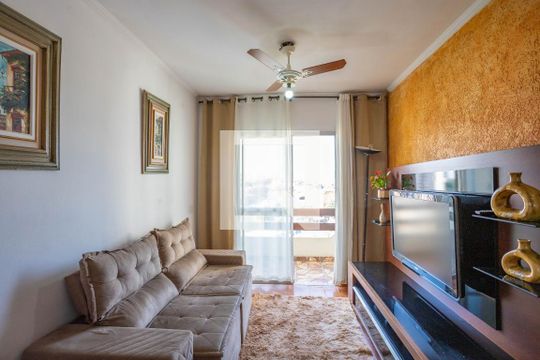 Sala  de apartamento à venda com 3 quartos, 86m² em Parque Sete de Setembro, Diadema