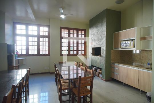Área comum - Salão de festas de apartamento à venda com 2 quartos, 107m² em Centro, São Leopoldo