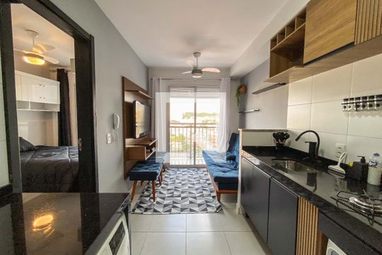 Sala/Cozinha de apartamento para alugar com 1 quarto, 30m² em Jardim da Gloria, São Paulo