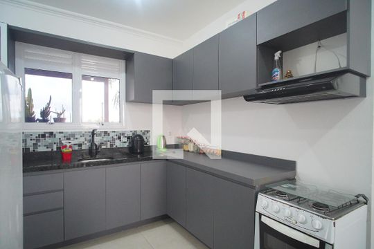 Cozinha de apartamento à venda com 2 quartos, 70m² em Santo Afonso, Novo Hamburgo