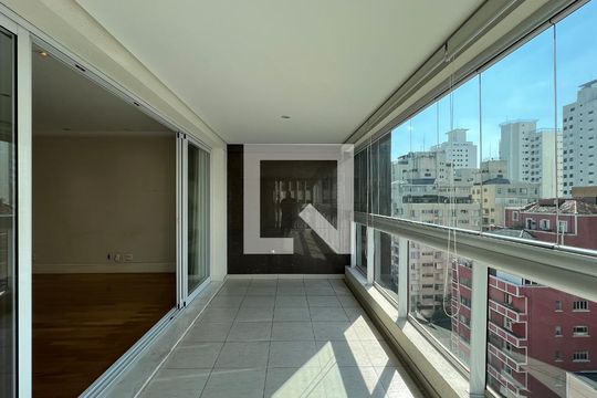 Varanda de apartamento para alugar com 3 quartos, 162m² em Jardim Paulista, São Paulo