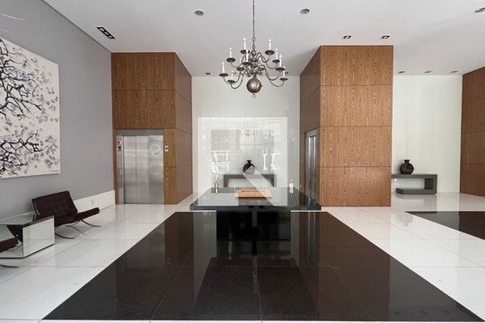 Hall de entrada de apartamento para alugar com 3 quartos, 162m² em Jardim Paulista, São Paulo