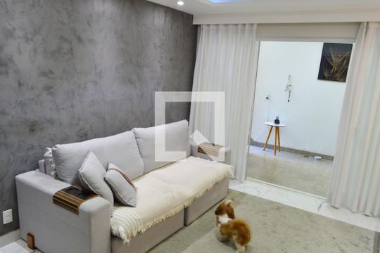 Sala de casa de condomínio à venda com 3 quartos, 59m² em Curicica, Rio de Janeiro
