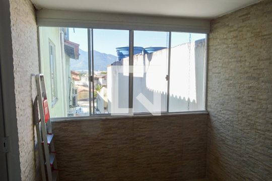 Varanda do Quarto 1 de casa de condomínio à venda com 3 quartos, 59m² em Curicica, Rio de Janeiro