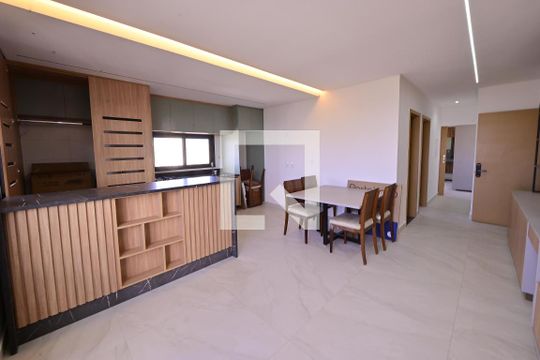 Sala de apartamento para alugar com 2 quartos, 80m² em Setor Marista, Goiânia