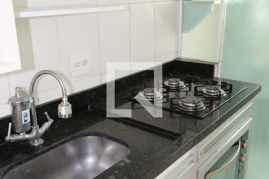 Cozinha de apartamento para alugar com 2 quartos, 65m² em Jardim Augusta, São José dos Campos