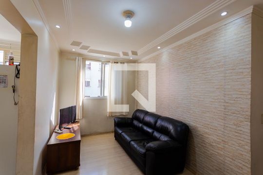 Sala de apartamento à venda com 2 quartos, 49m² em Parque das Nações, Santo André