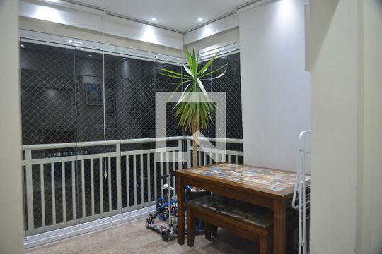 Varanda gourmet de apartamento à venda com 2 quartos, 75m² em Vila Apiai, Santo André