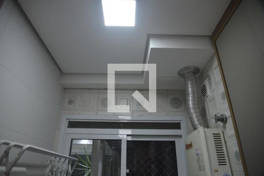 Área de Serviço de apartamento à venda com 2 quartos, 75m² em Vila Apiai, Santo André