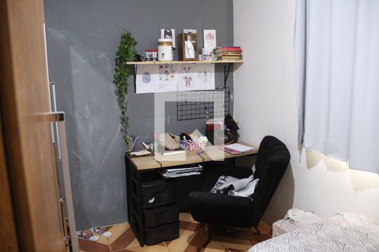 Quarto 2 de apartamento à venda com 3 quartos, 63m² em Diamante, Belo Horizonte