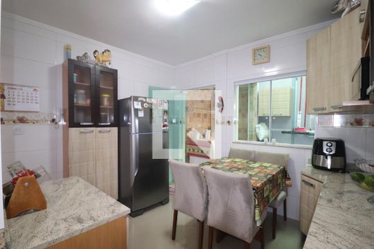 Cozinha de casa à venda com 3 quartos, 90m² em Parque Oratório, Santo André