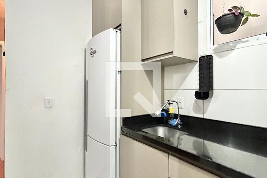 Cozinha de apartamento à venda com 2 quartos, 47m² em Santo Afonso, Novo Hamburgo